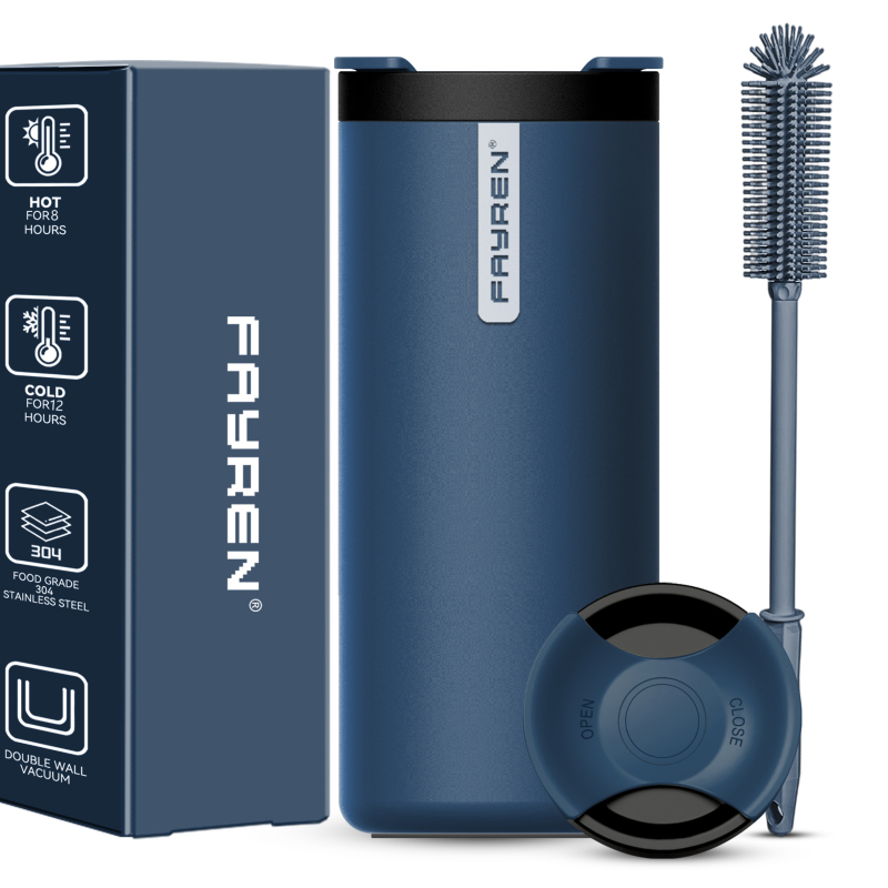 Simple Modern Travel Coffee Mug Tumbler Insulated Stainless Steel Cold Brew Iced Coffee Cup Thermos