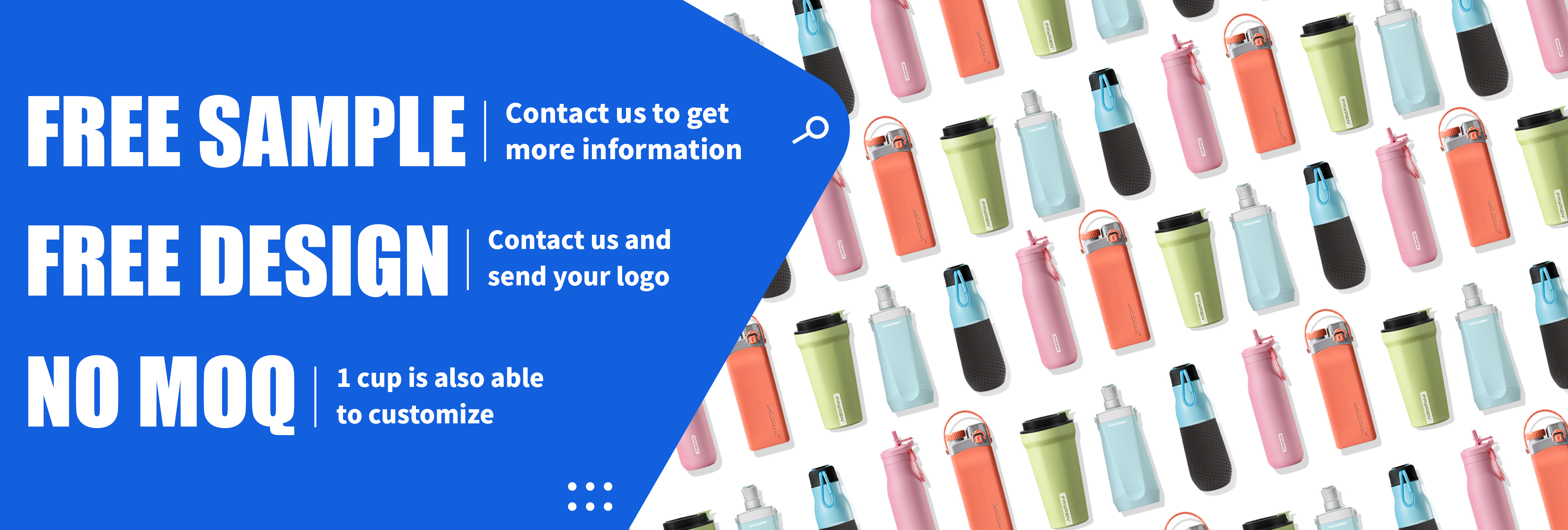 customized reusable water bottles