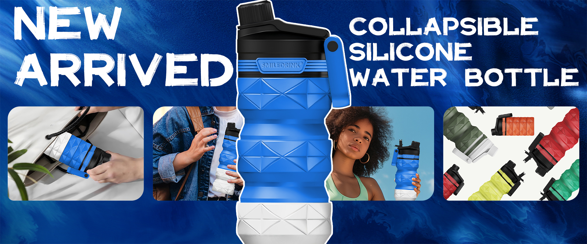 collapsible silicone water bottles