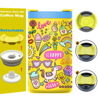 Insulated Reusable Coffee Cups with Seal Lid to Go Car Tumbler for Hot/Ice Drinks