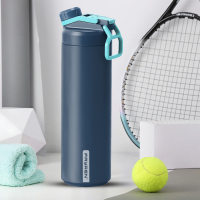 Fayren Insulated Stainless Steel Water Bottle with Spout Lid Fits in Car Cup Holder