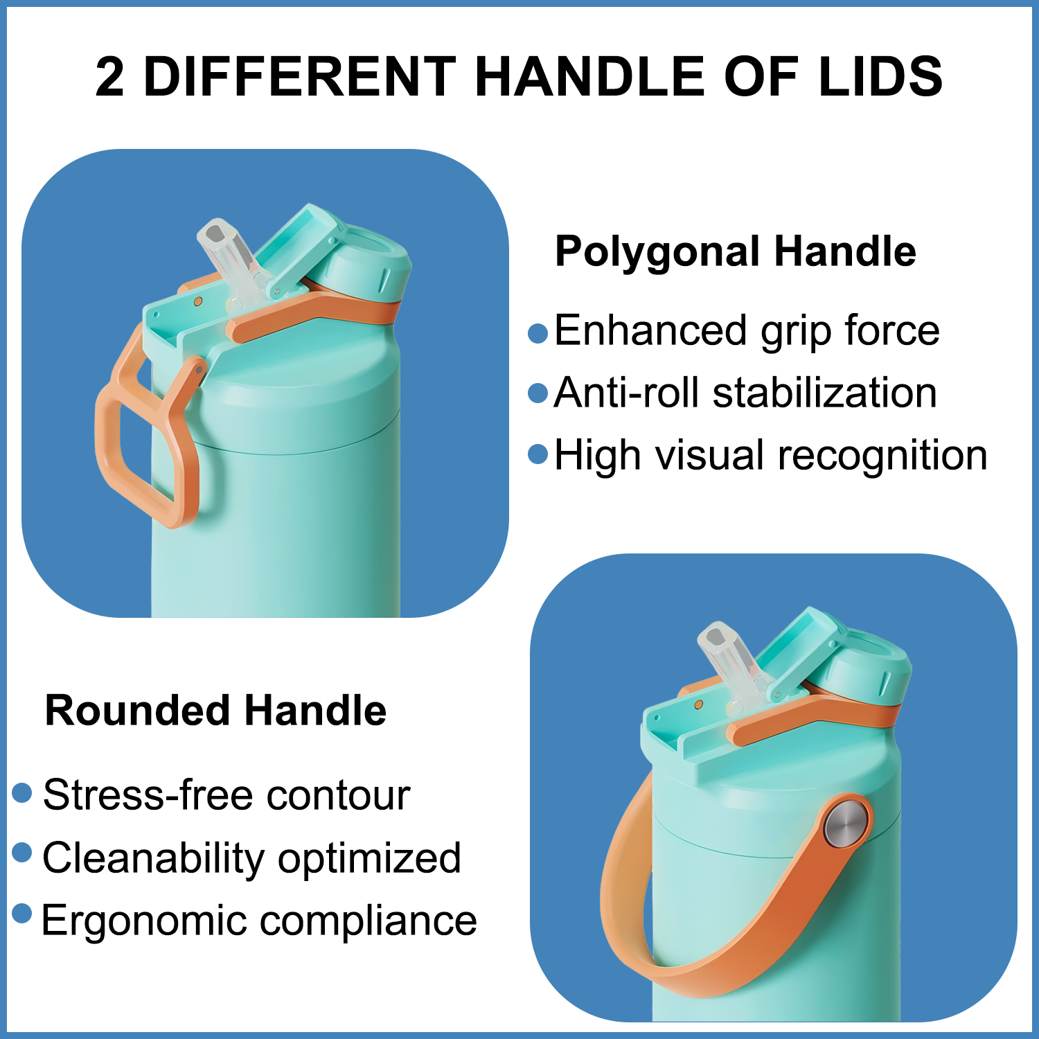 Stainless Steel Water Bottle with Spout Lid Stainless Steel Water Bottle with Spout Lid