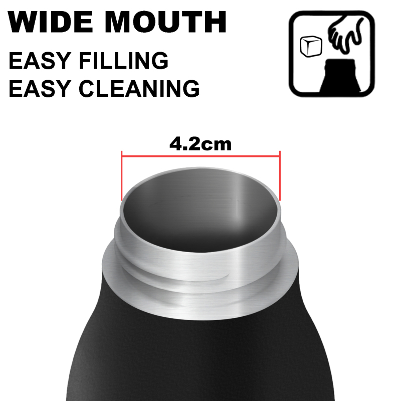 Stainless Steel Water Bottle with Spout Lid for sport