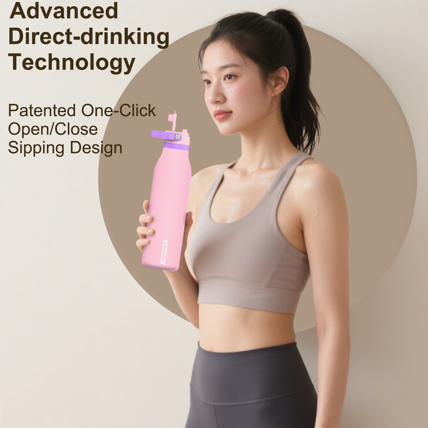 Stainless Steel Water Bottle with handle Stainless Steel Water Bottle with handle