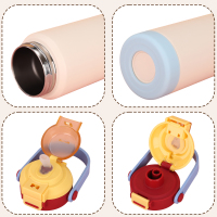 Insulated Stainless Steel Vacuum Water Bottle with Anti-Dust Pop-Open Lid