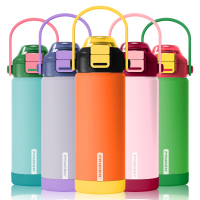 Insulated Stainless Steel Vacuum Water Bottle with Anti-Dust Pop-Open Lid