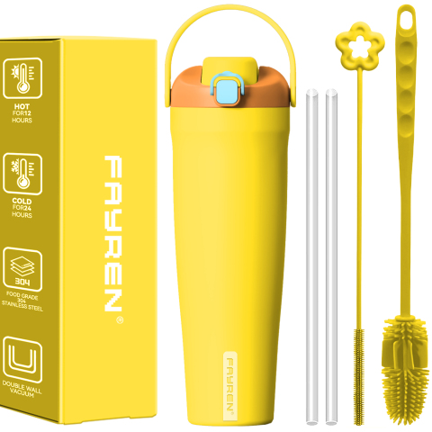 Stainless Steel Leak-proof Thermal Coffee Tumbler Powder Coated Travel Mug for Cold and Hot