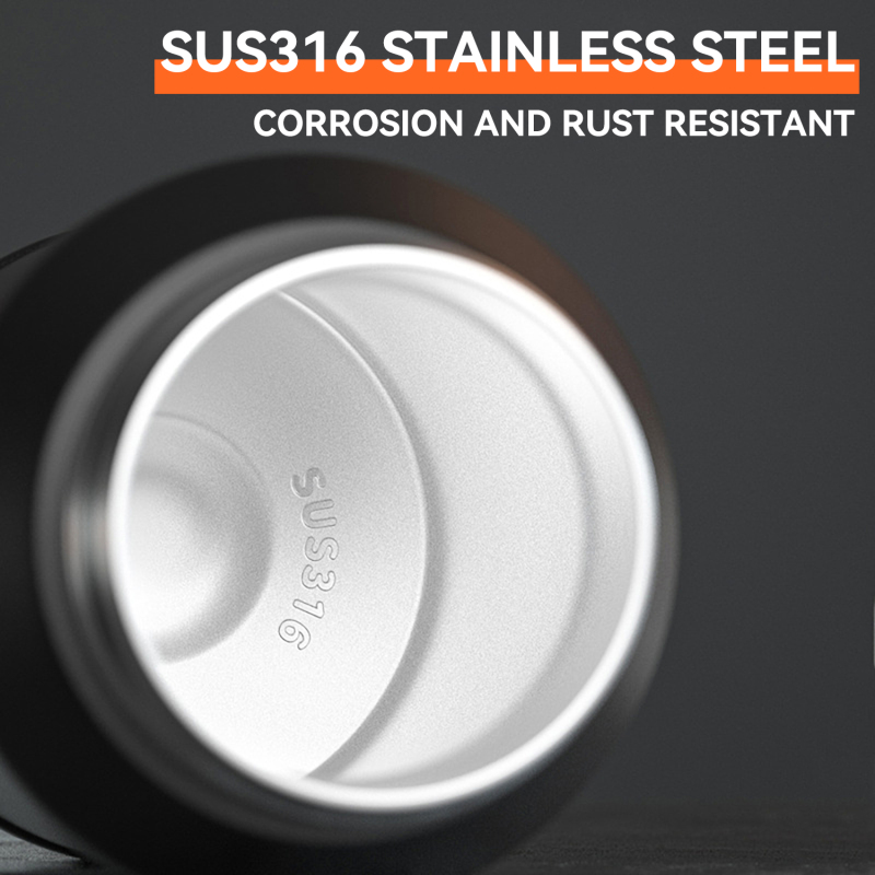 Large Double Vacuum Wide Mouth Stainless Steel 64 oz Water Bottle with Holder/Carrier, Flip Straw and Spout