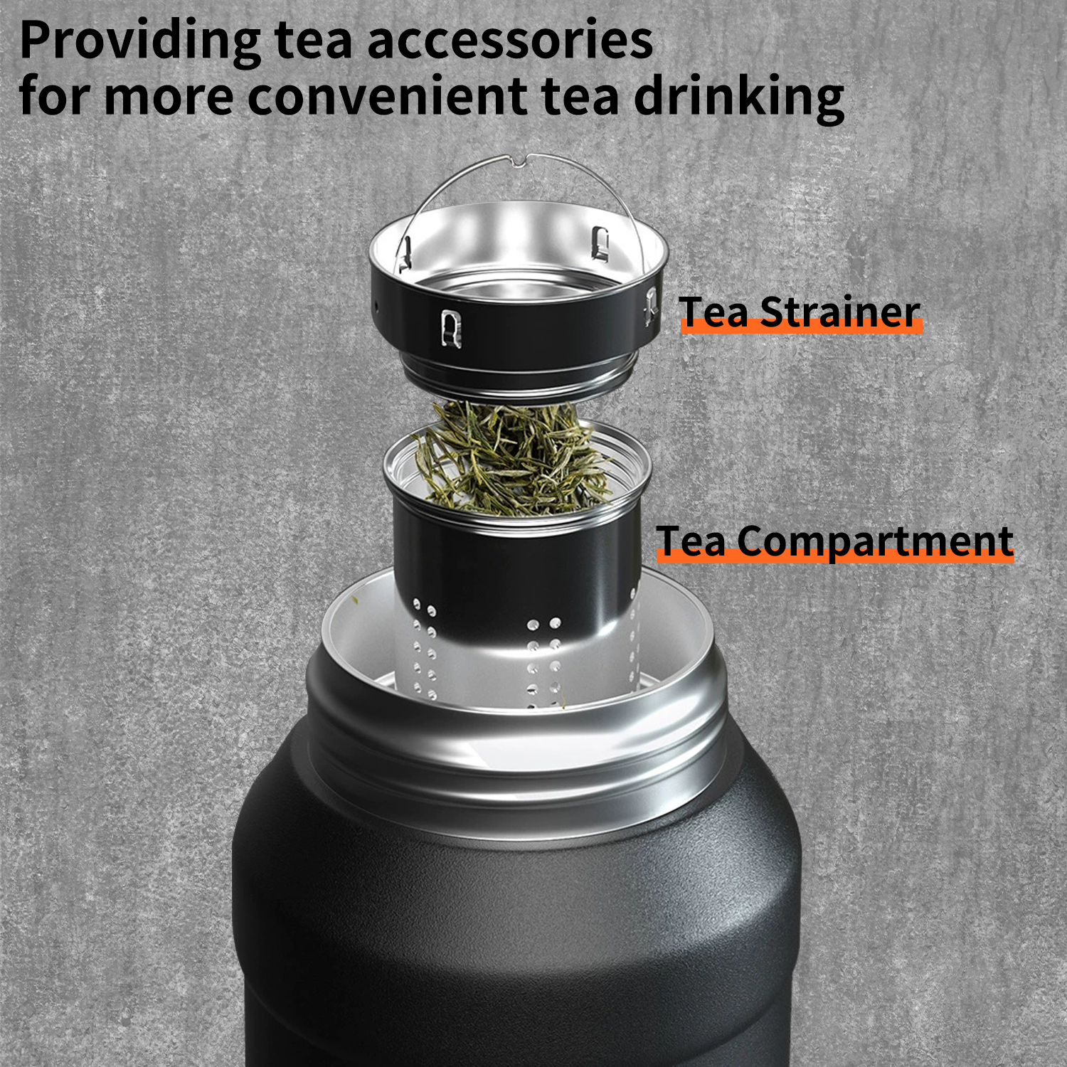 Large Double Vacuum Wide Mouth Stainless Steel