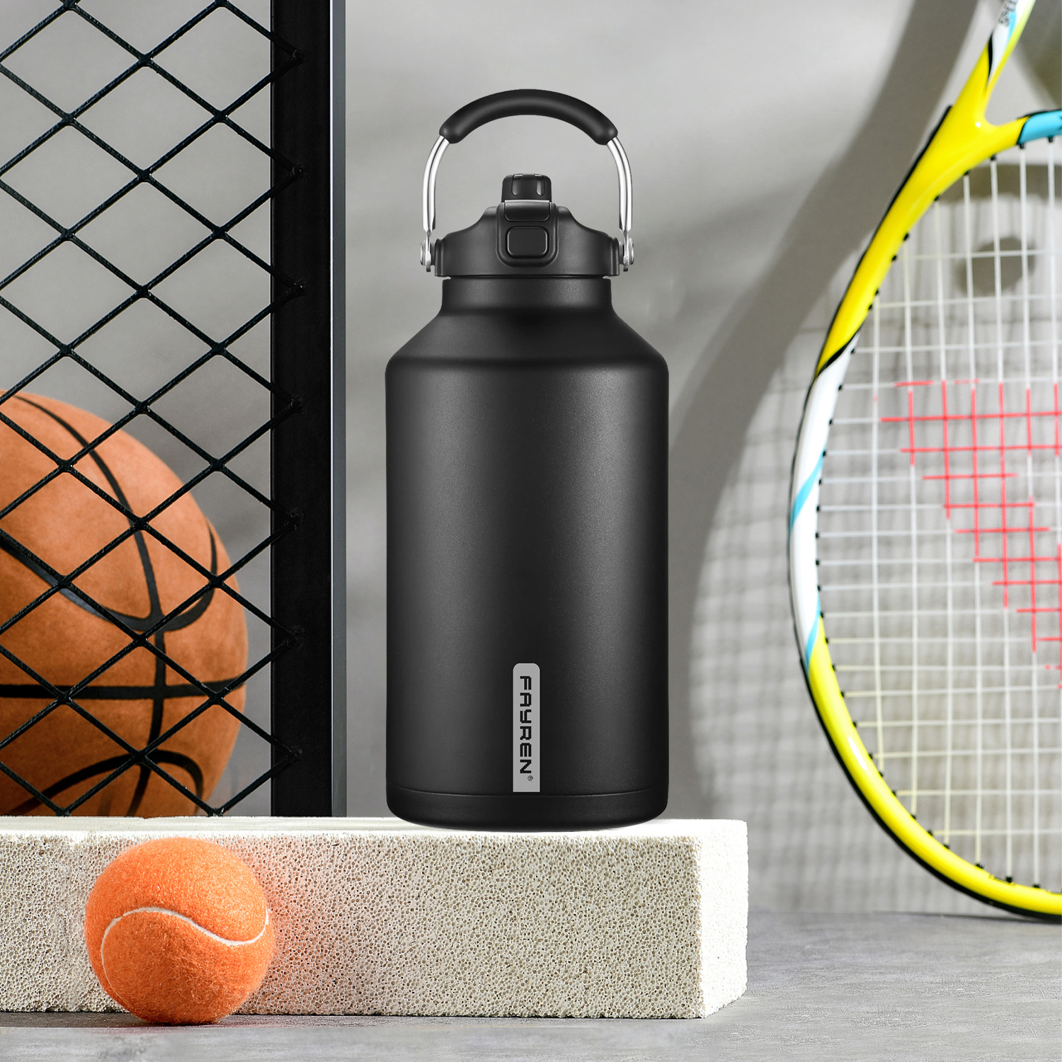 Stainless Steel Water Bottle with straw