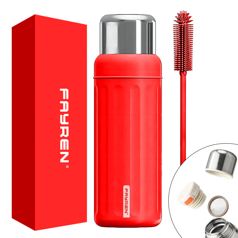 Stainless Steel Hot Thermo Bottles for Cold and Hot Drinks Water Coffee Thermo with Cup