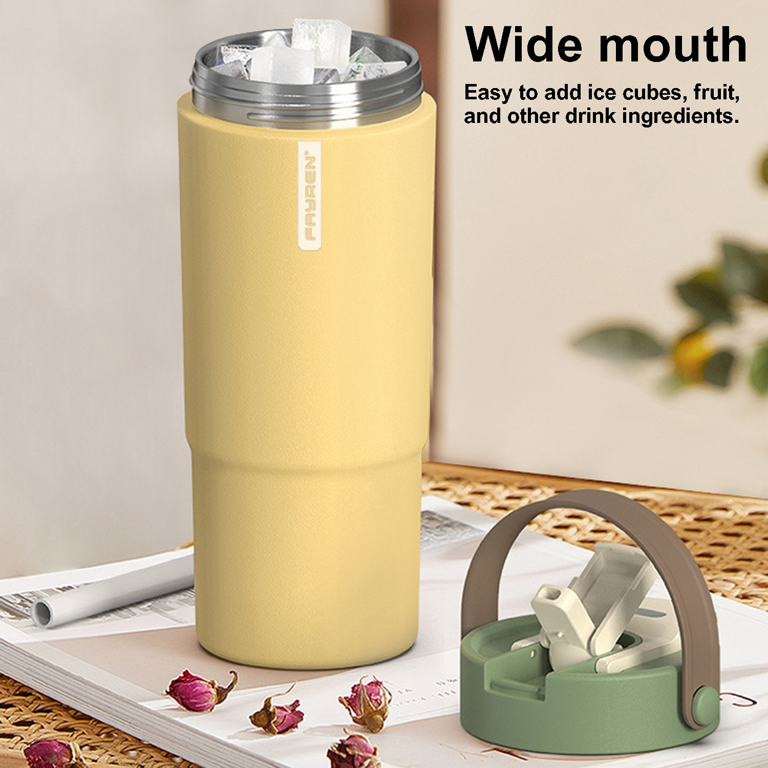 Reusable Double Walled Stainless Steel Tumbler Reusable Double Walled Stainless Steel Tumbler