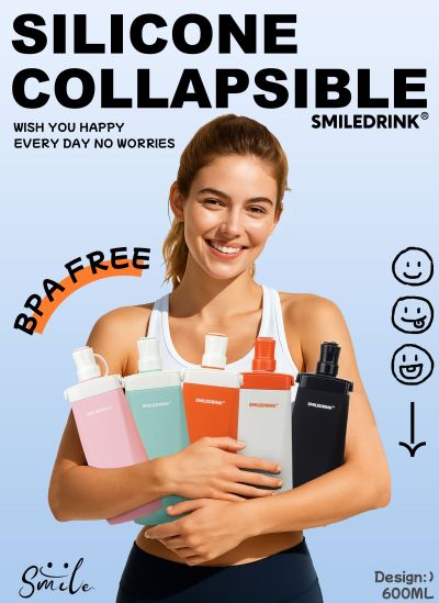 Smiledrink Factory Launches Next-Generation Foldable Silicone Travel Water Bottle