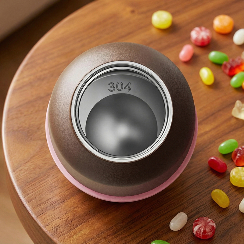 Stainless Steel Water Bottle with a built-in pop-up straw Lid Wide Fluorescent Coaster for Sports