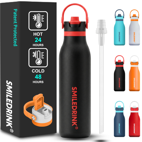 Stainless Steel Water Bottle with Spout Lid for sport