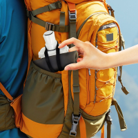 silicone Soft Folding Water Bottles Collapsible Flask for Hiking Cycling Climbing with bite mouthpiece