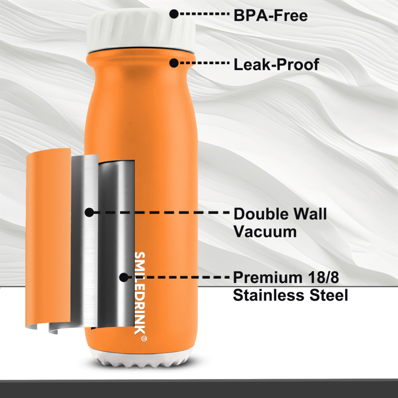 Νέας σχεδίασης Θερμόζες κενού διπλού τοίχου Μικρό στόμα με μόνωση κενού φιάλη από ανοξείδωτο ατσάλι Αθλητικό μπουκάλι νερού με ψάθινο καπάκι και μανίκια σιλικόνης