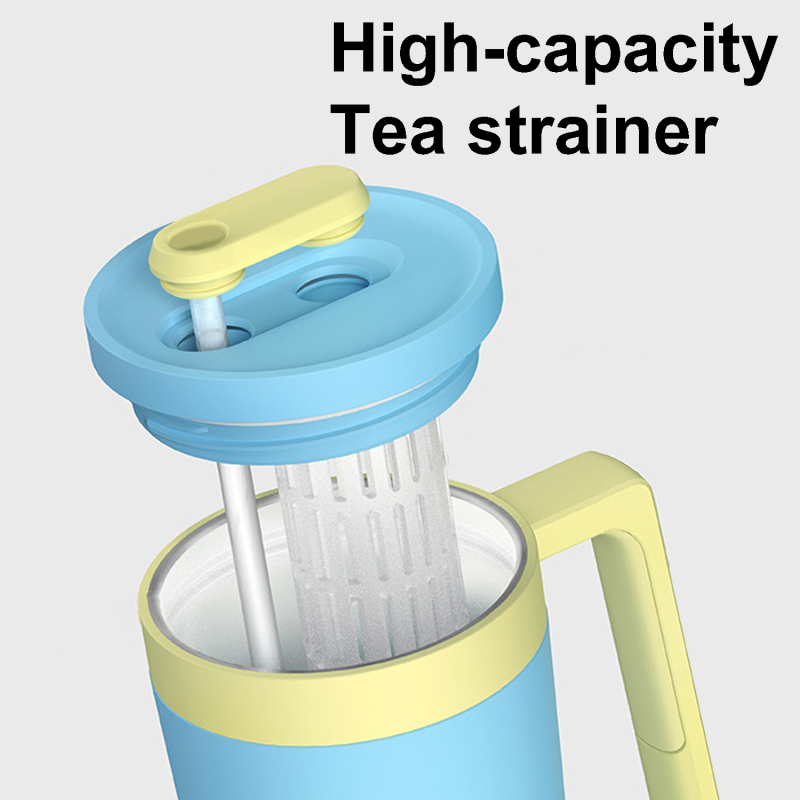 40oz Stainless Steel Insulated Travel Coffee Mug Tumbler Cups With Lid And Fruit Infuser