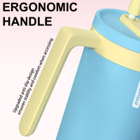 40oz Stainless Steel Insulated Travel Coffee Mug Tumbler Cups With Lid And Fruit Infuser