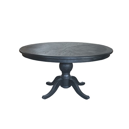 Luxury Style Oak Wood Round Dining Table D128-150