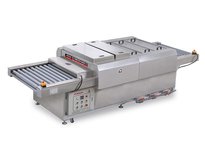 Máquina de lavar vidro horizontal para vidros pequenos
