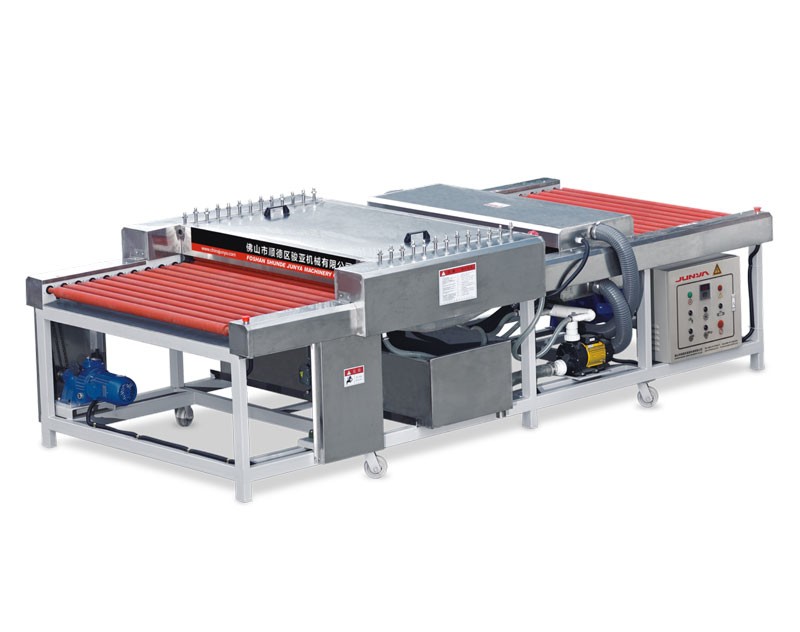 Horizontal glass washing machine for home appliance glass manufacturers