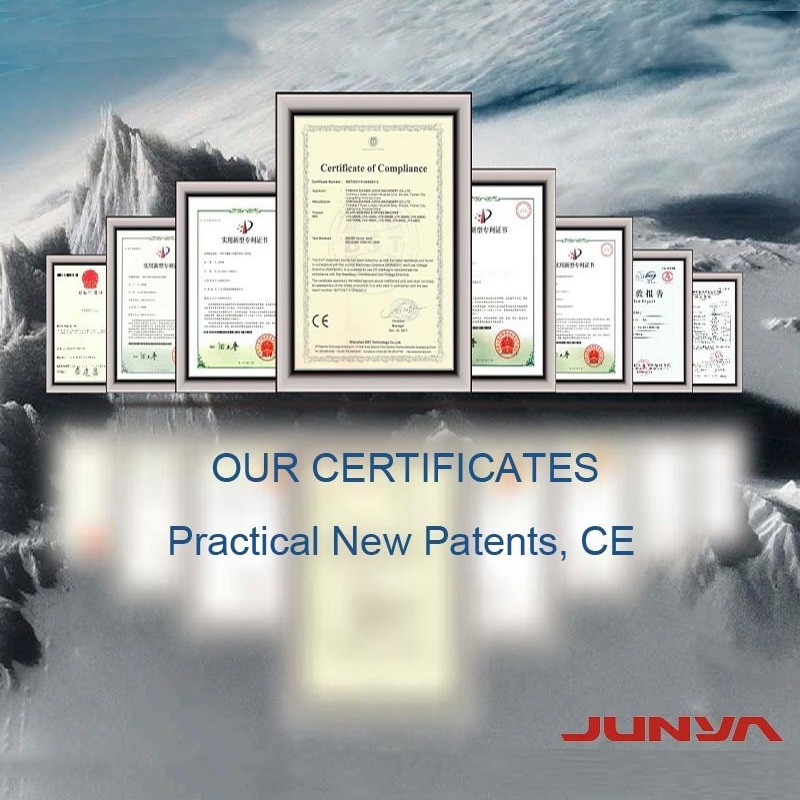Unsere Zertifikate Praktische neue Patente, CE