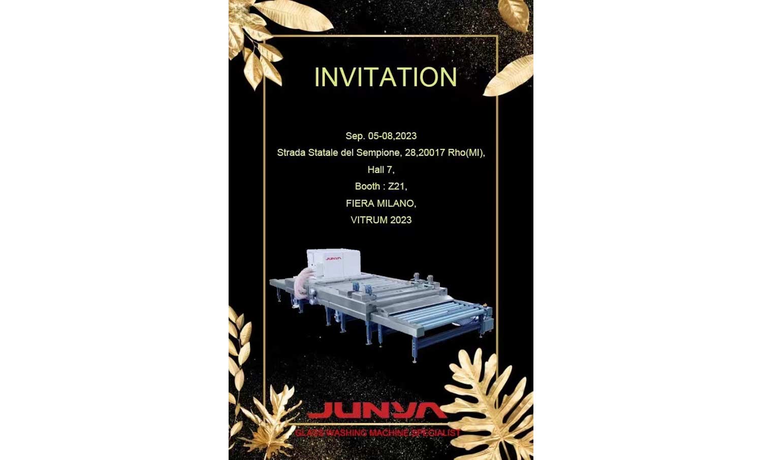 Invitation to Join VITRUM 2023 Exhibition in Italy!