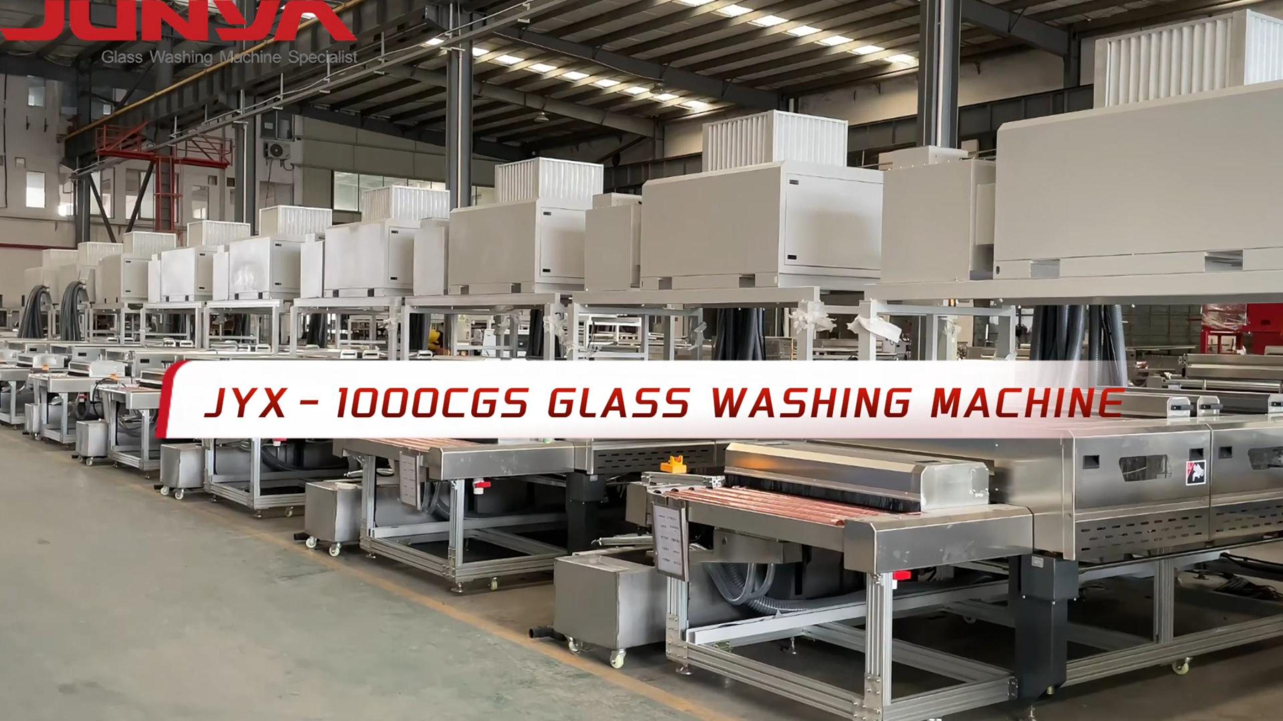 Glass Washing Machine: A Key Boost before Glass Tempering