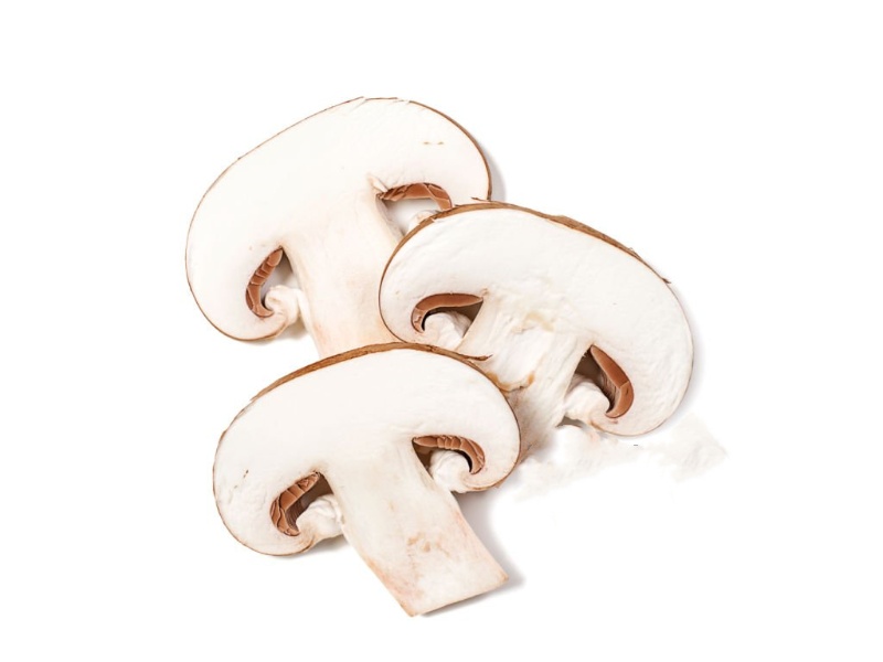 Sliced frozen mushrooms