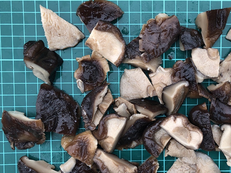 Shiitake mushrooms in brine