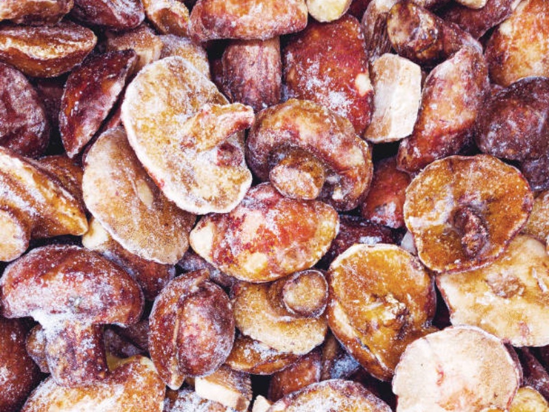 frozen fresh mushrooms