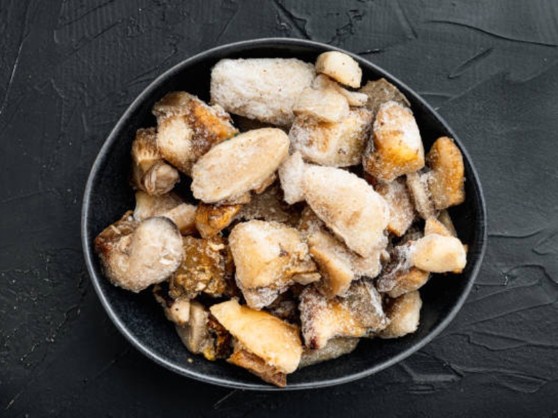 Quick frozen porcini mushrooms