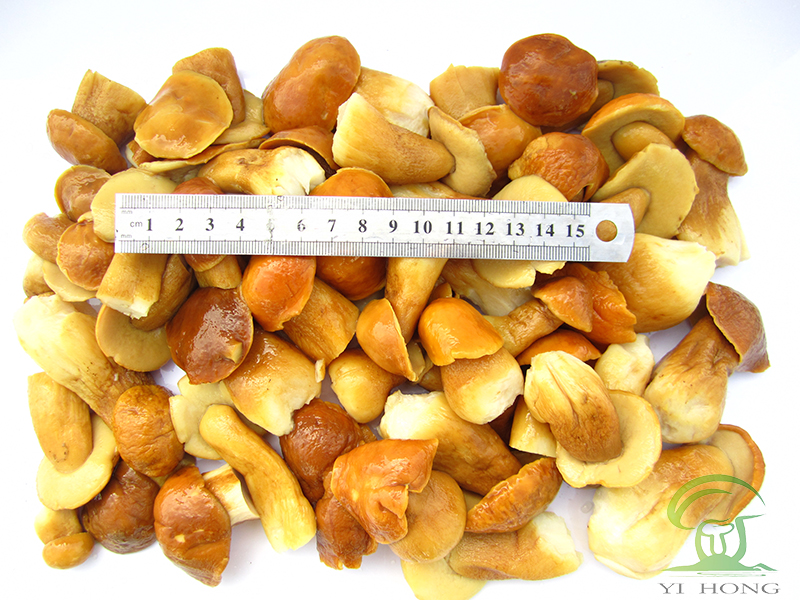 Brined Mushrooms in Drum