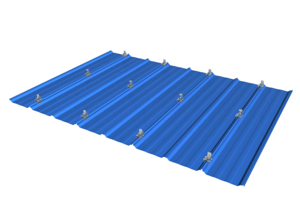 Solution de montage solaire sur le toit en étain