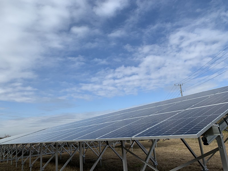 2019 년 12 월 일본 이바라키 현 카미 스시 1.1mw 태양 광 설치 프로젝트