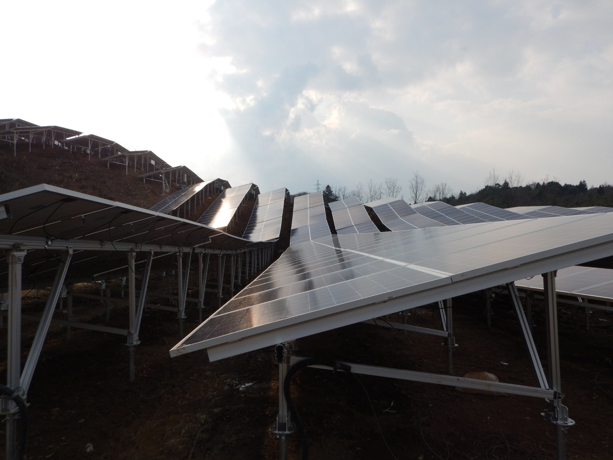N Type Ground Solar Mounting System
