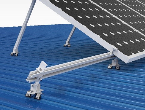 Adjustable Tilt Flat Roof Solar Mounting System