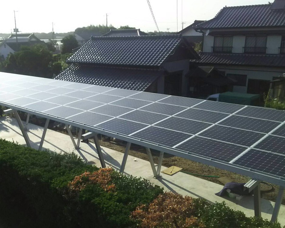 Hệ thống lắp đặt năng lượng mặt trời PV Carport