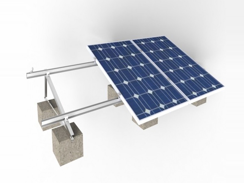 Systèmes d'énergie solaire sur le toit en ciment