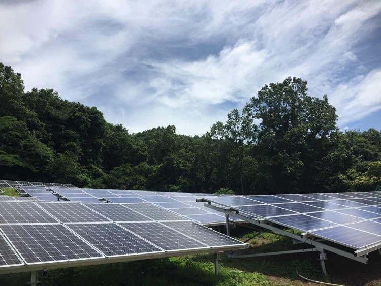 Ground PV solar mounting Proejcts In Daigo Town, Kuji District, Ibaraki Prefecture in June ,2017