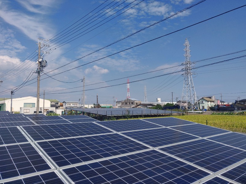Solar Ground mounting systems finished in Marumatsu City, Shizuoka Prefecture in September ,2019