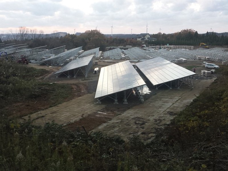 PV ground mounting project in Fukui Prefecture,in Japan in December ,2015