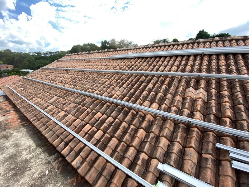 2020年9月 シンガポール 瓦屋根案件