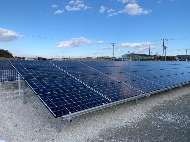 2020年12月 宮城県野立て設置