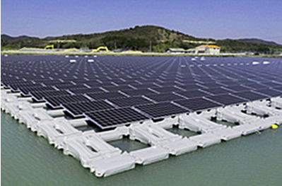 montaggio solare galleggiante