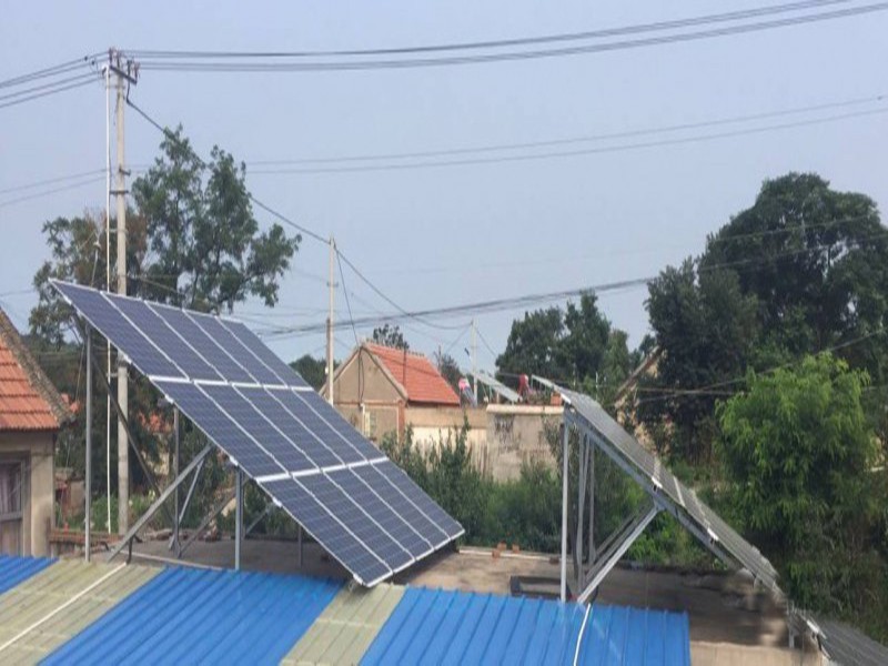 PV 장착 구조 그림자