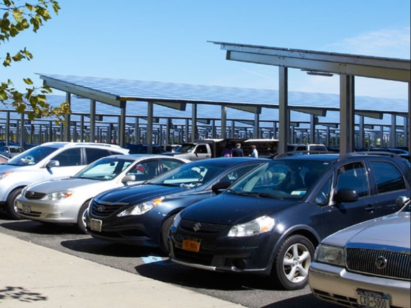 태양열 간이 차고의 이점