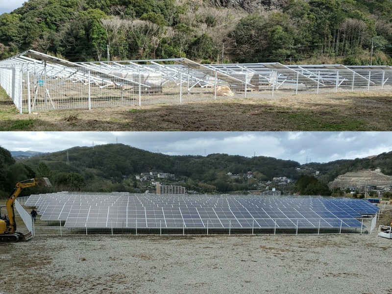 Solar energy plant project finished in January,2021,in Nagasakiken,Japan Solar energy plant project finished in January,2021,in Nagasakiken,Japan