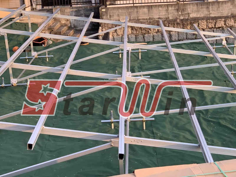 태양 광 발전의 일반적인 장착 구조